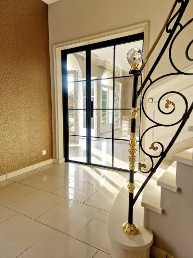 Verri&egrave;re et porte vitr&eacute;e acier &agrave; B&eacute;thune &ndash; Atelier M&eacute;tal Design
